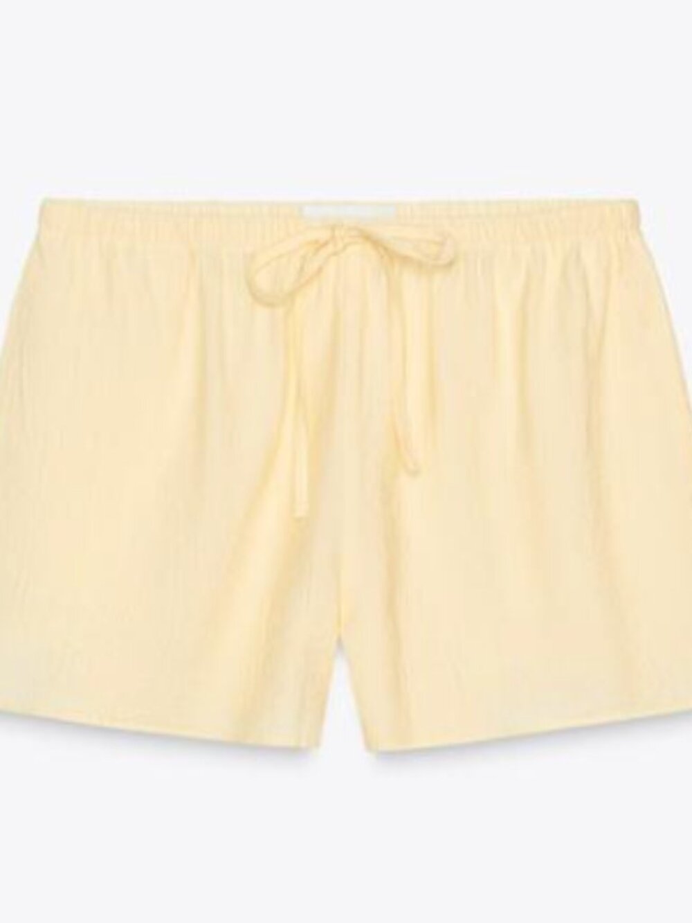 Zara XS light yellow shorts